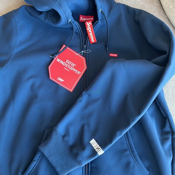 New Supreme wind stopper large navy coat - Picture 3 of 8